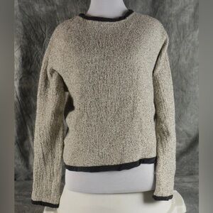 Rag & Bone White Seybelles Sweatshirt Sweater Black & White Size XXS